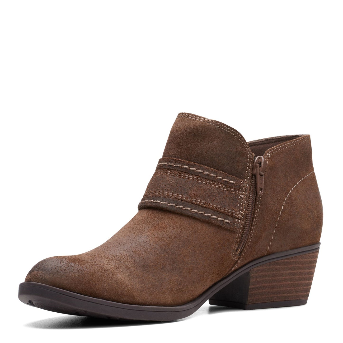 Peltz Shoes  Women's Clarks Charlten Bay Boot TAUPE 26174179