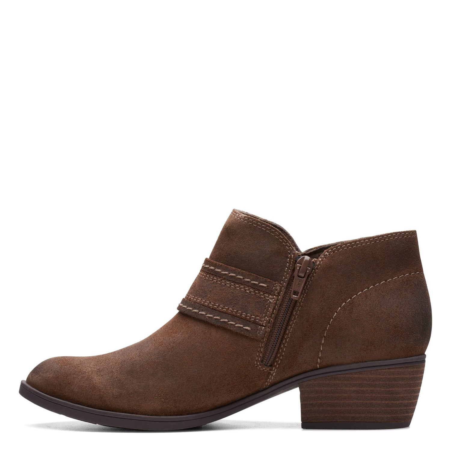 Peltz Shoes  Women's Clarks Charlten Bay Boot TAUPE 26174179