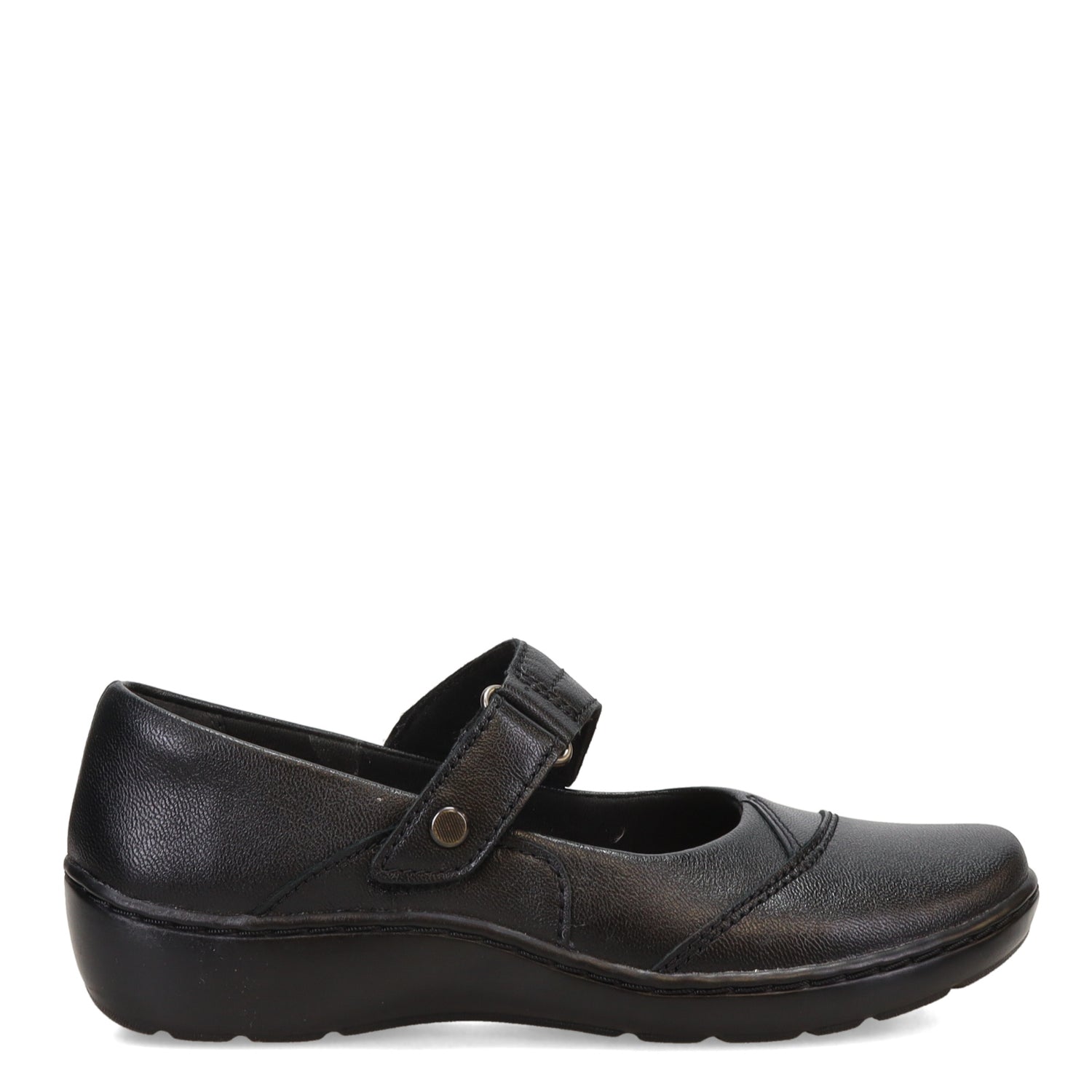 Peltz Shoes  Women's Clarks Cora Gema Slip-On BLACK 26174193