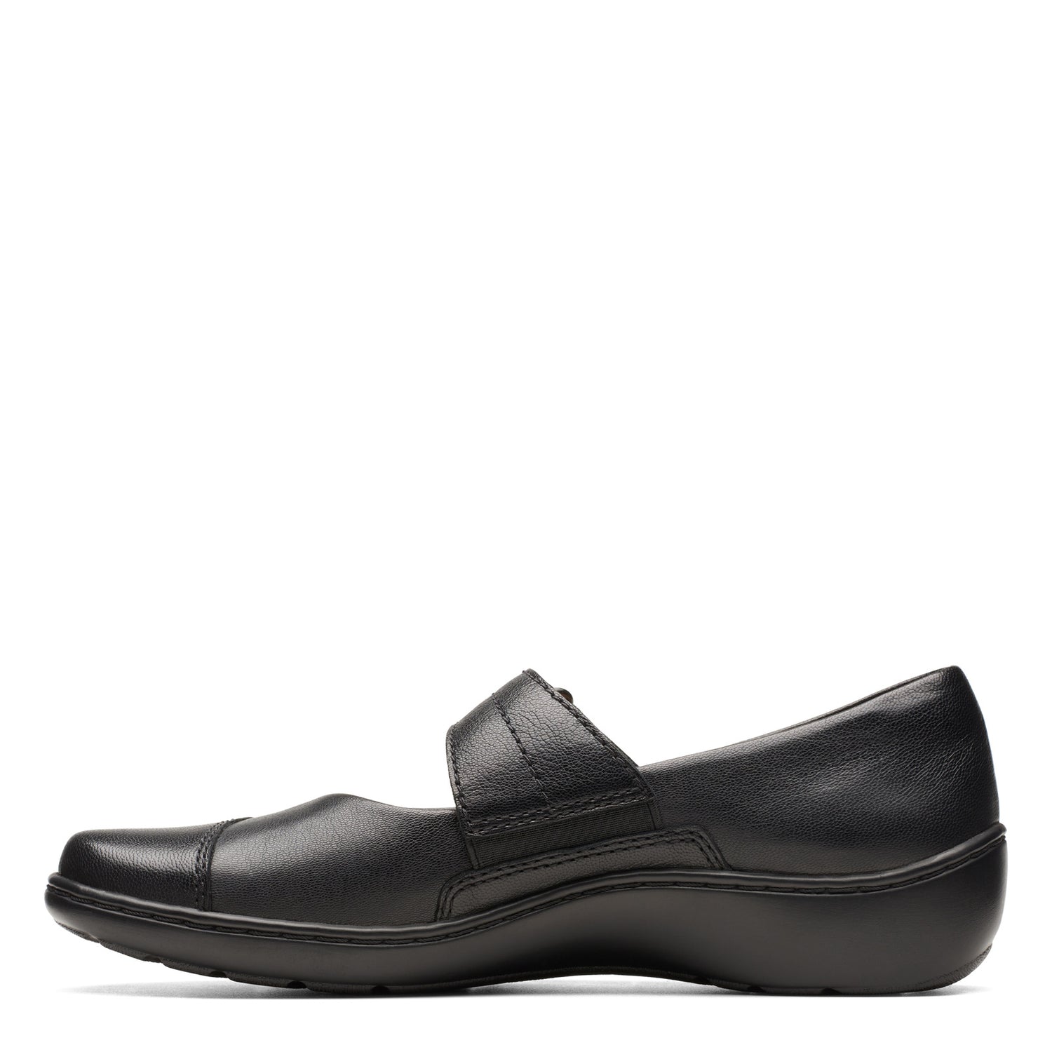 Peltz Shoes  Women's Clarks Cora Gema Slip-On BLACK 26174193