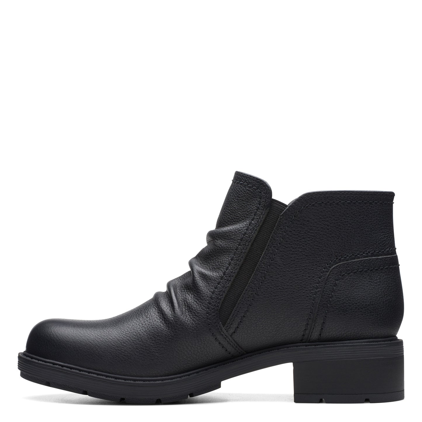 Peltz Shoes  Women's Clarks Hearth Dove Boot BLACK 26174237