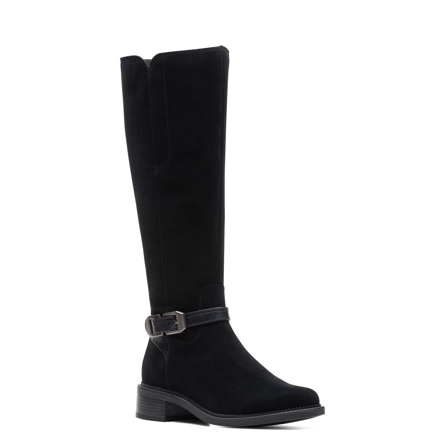 Peltz Shoes  Women's Clarks Maye Aster Boot BLACK 26174345