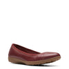 Peltz Shoes  Women's Clarks Meadow Opal Slip-On CHESTNUT 26174361