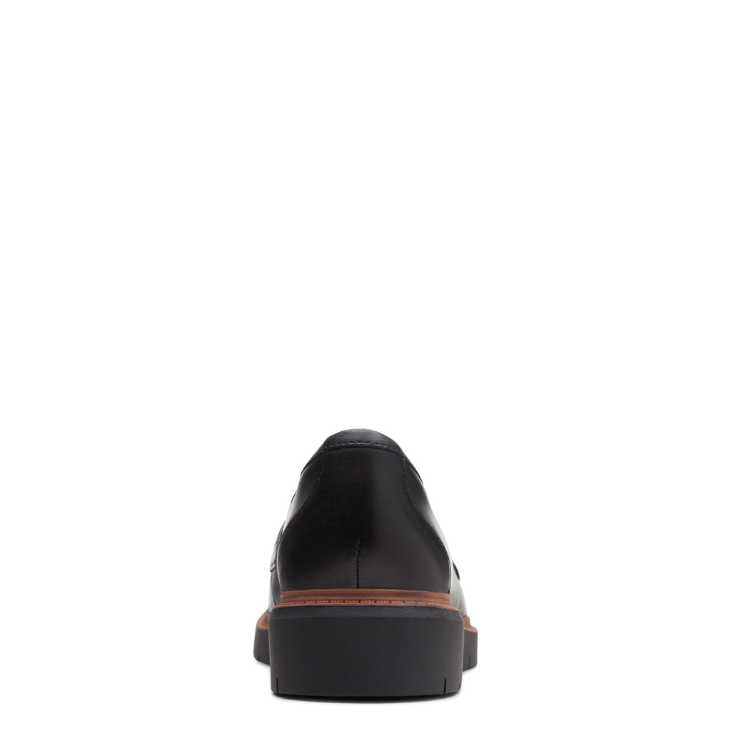 Women's Clarks Westlynn Bella Loafer BLACK LEATHER 26174456
