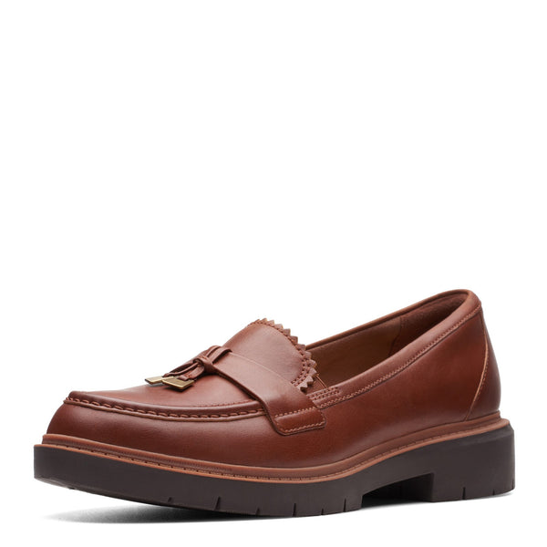 Clarks ブラウンローファー厚底 Women's Clarks, Westlynn Bella Loafer — Peltz Shoes
