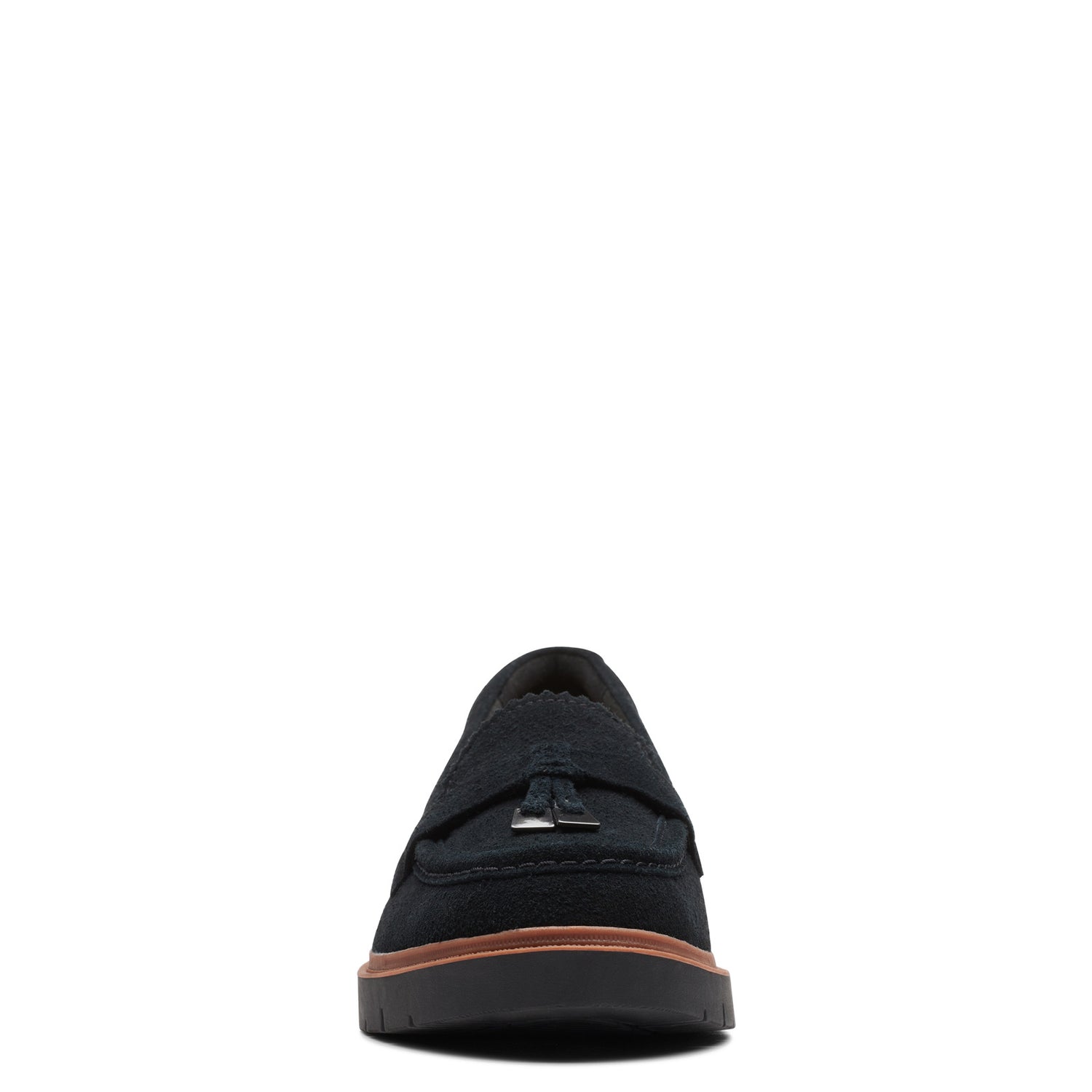 Peltz Shoes  Women's Clarks Westlynn Bella Loafer black suede 26174458