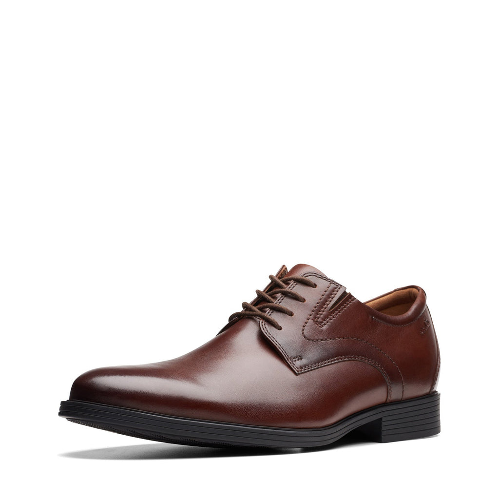 Men's Clarks Whiddon Plain Oxford MAHOGANY 26174473