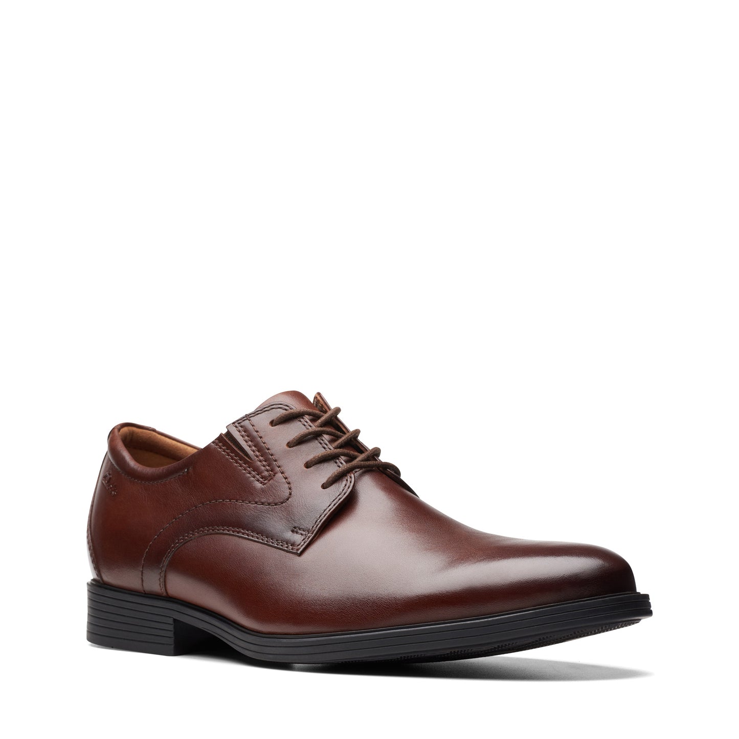 Peltz Shoes  Men's Clarks Whiddon Plain Oxford Mahogany 26174473