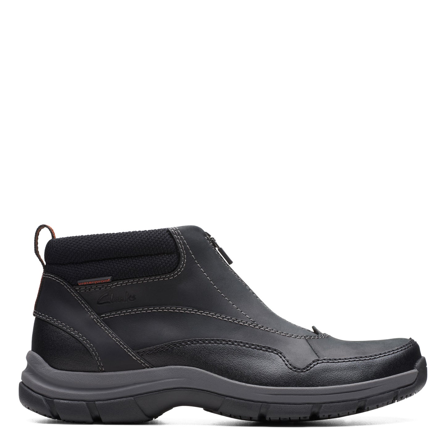 Peltz Shoes  Men’s Clarks Walpath Zip Boot black 26174565