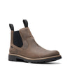 Peltz Shoes  Men's Clarks Morris Up Boot Stone 26174613