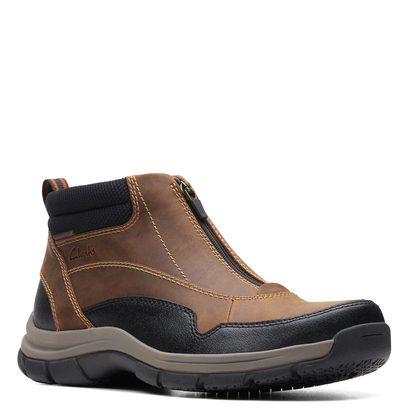 Peltz Shoes  Men’s Clarks Walpath Zip Boot tan 26174620