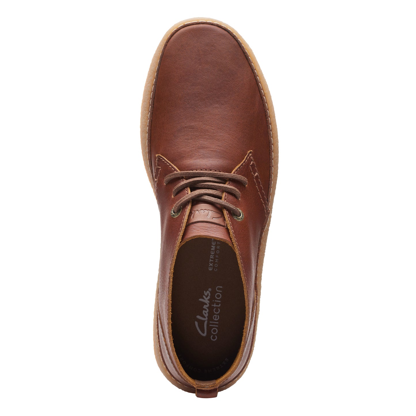 Peltz Shoes  Men's Clarks Oakpark Mid Boot Tan Tumbled 26174666
