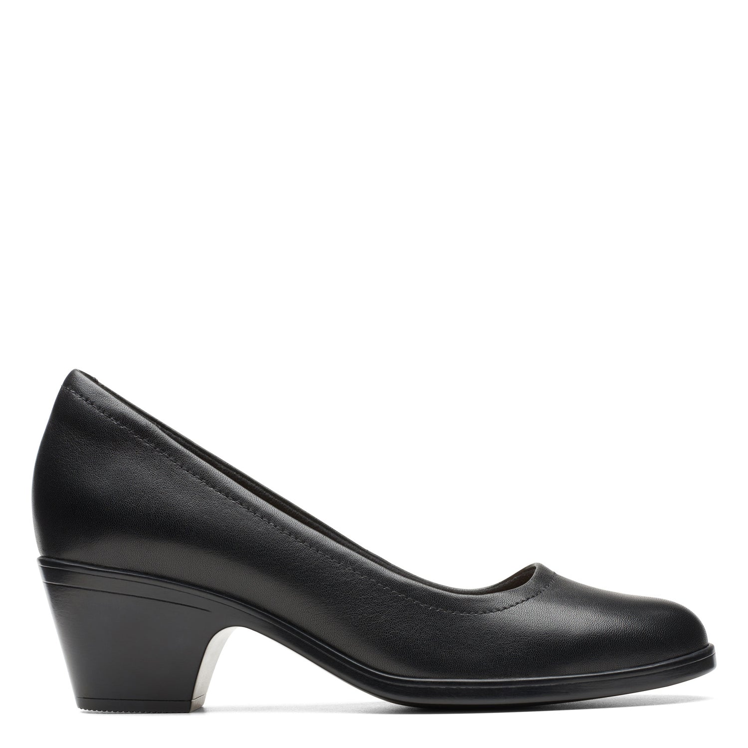 Peltz Shoes  Women's Clarks Emily 2 Ruby Pump BLACK 26174882