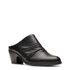 Peltz Shoes  Women's Clarks Emily 2 Charm Clog BLACK 26175027