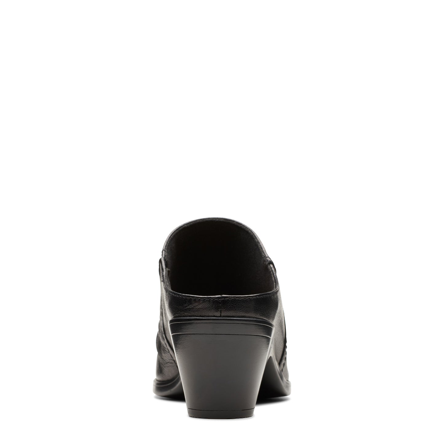 Peltz Shoes  Women's Clarks Emily 2 Charm Clog BLACK 26175027