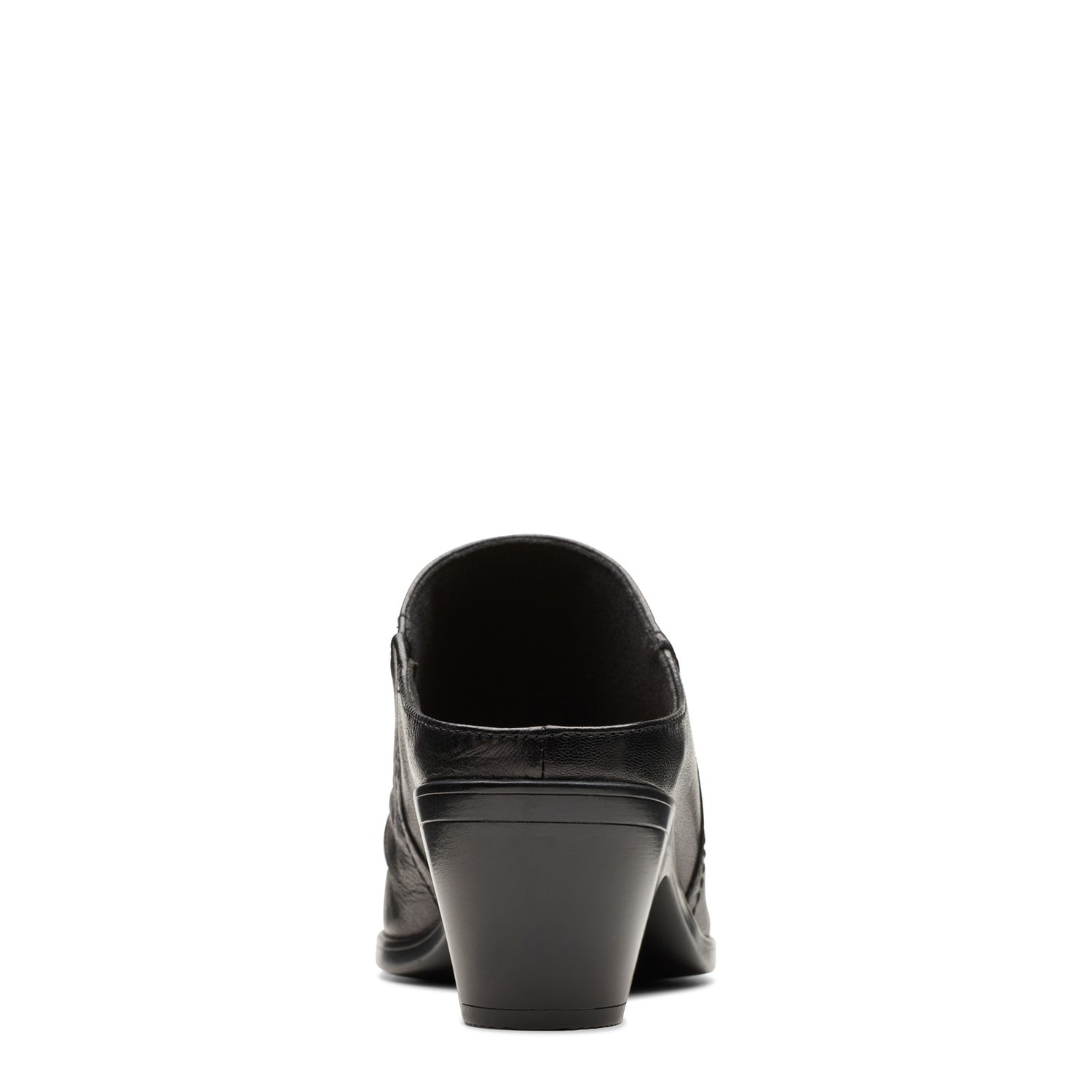 Peltz Shoes  Women's Clarks Emily 2 Charm Clog BLACK 26175027