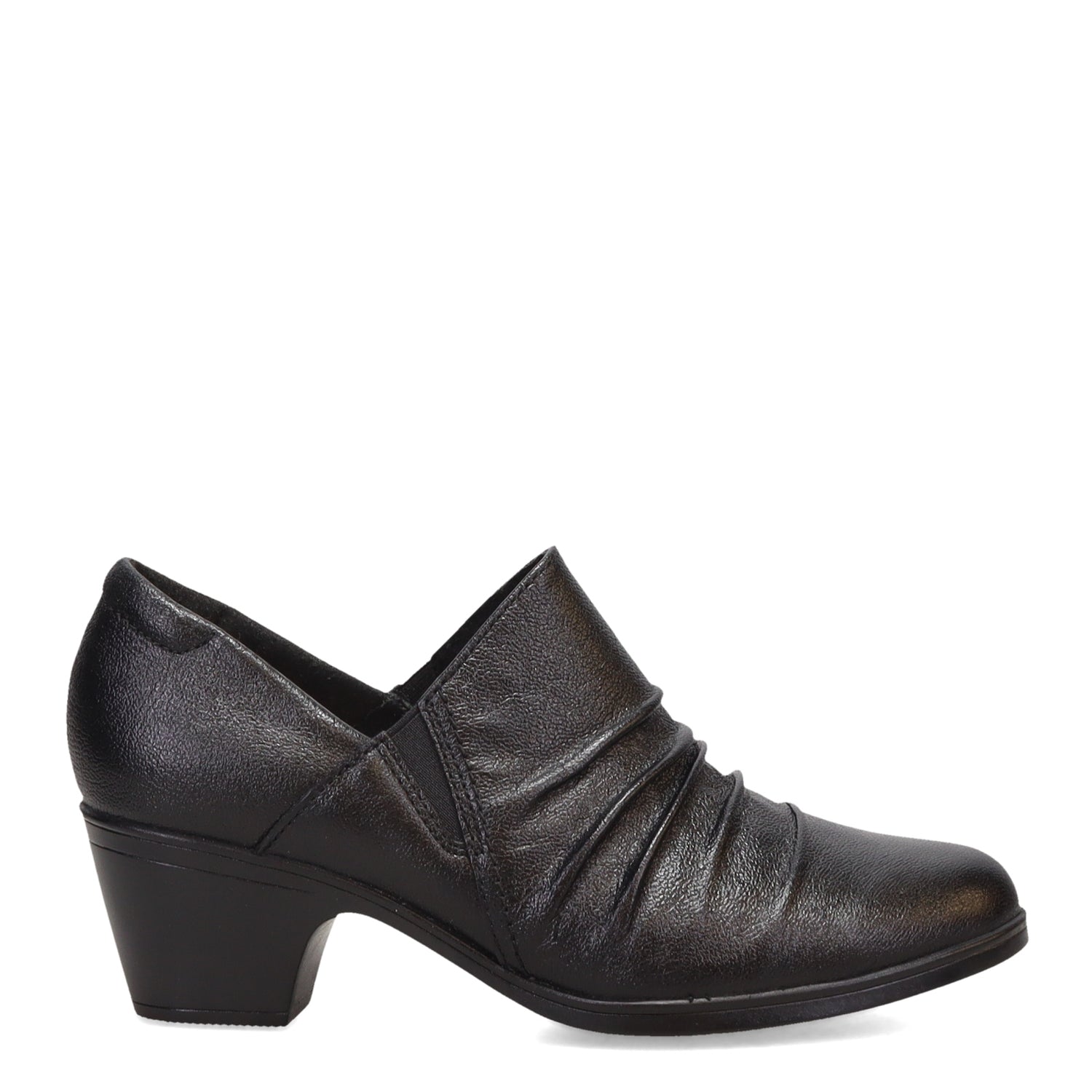 Peltz Shoes  Women's Clarks Emily 2 Cove Shootie BLACK 26175029