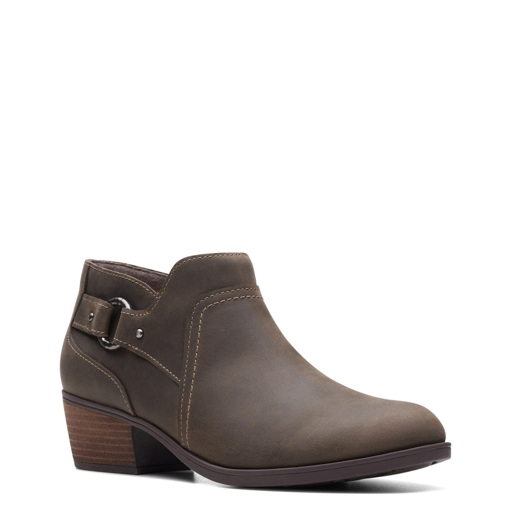 Women's Clarks Charlten Grace Boot TAUPE OILY 26175060