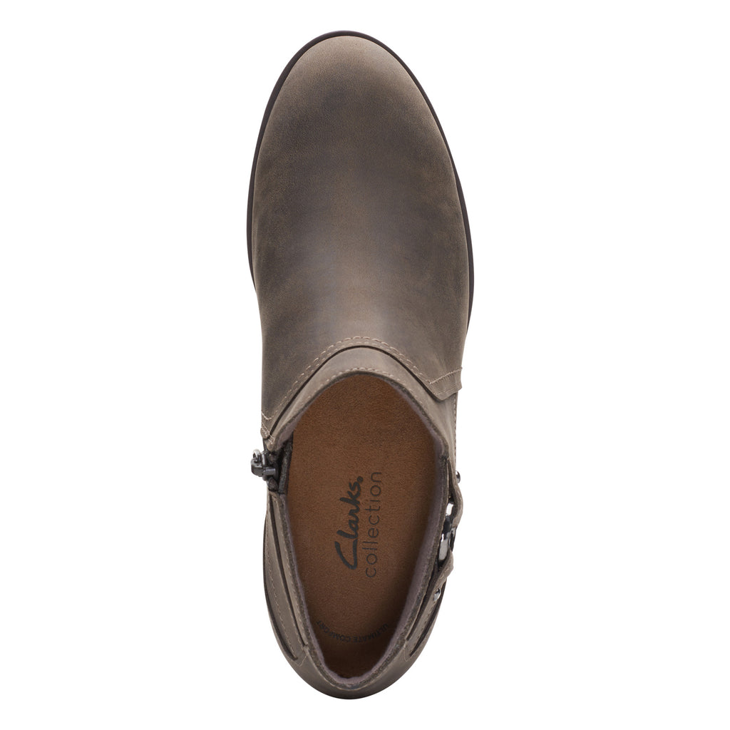 Women's Clarks Charlten Grace Boot TAUPE OILY 26175060