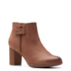 Peltz Shoes  Women's Clarks Bayla Glow Boot tan nubuck 26175163