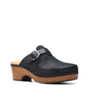 Peltz Shoes  Women's Clarks Paizlee Nora Clog BLACK 26175184