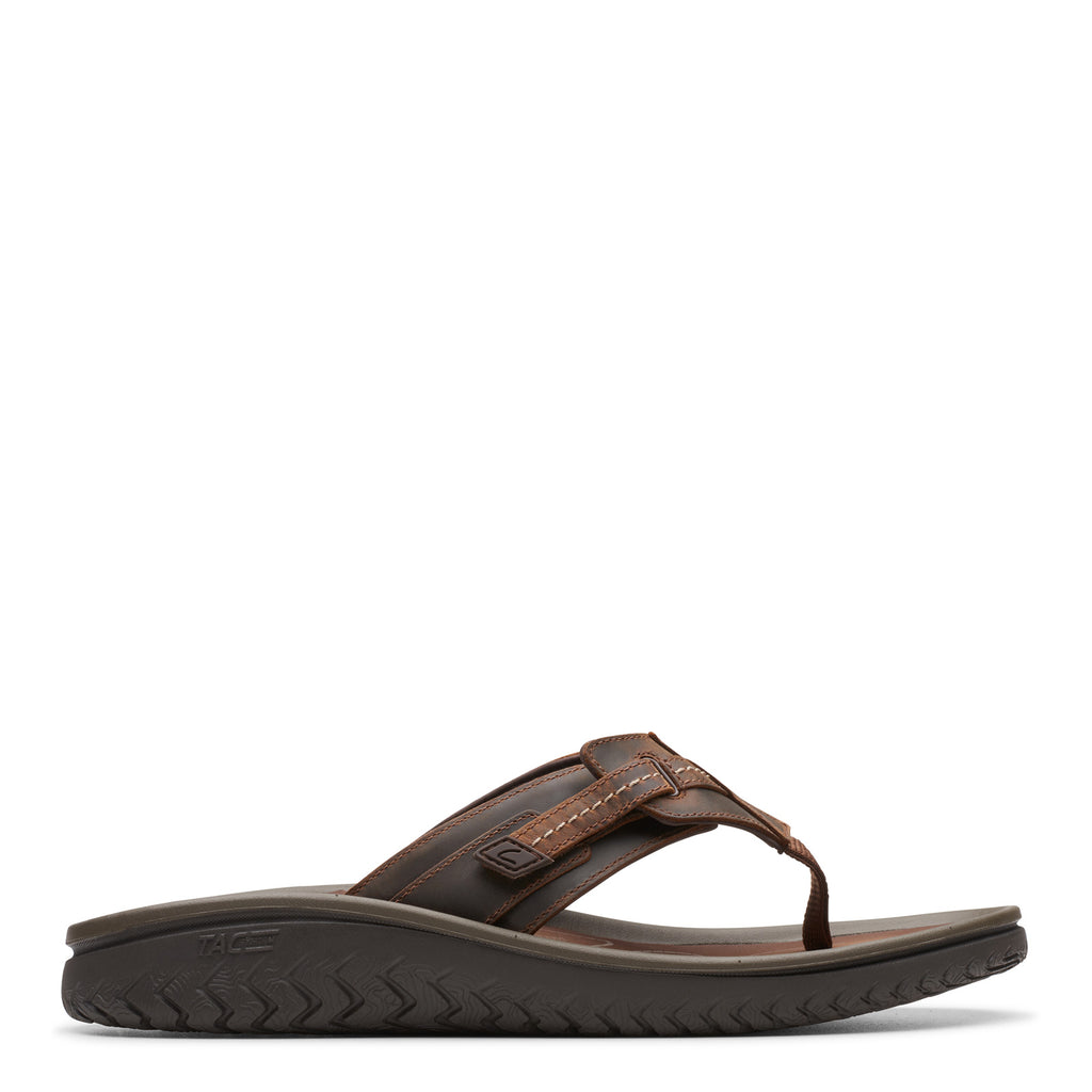Men's Clarks Wesley Sun Sandal BEESWAX LEATHER 26176987