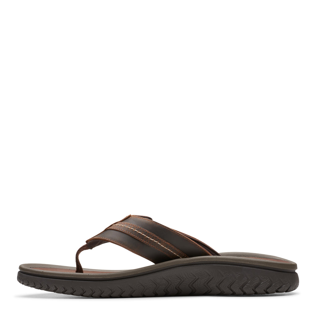 Men's Clarks Wesley Sun Sandal BEESWAX LEATHER 26176987