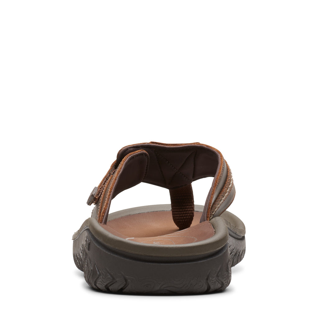 Men's Clarks Wesley Sun Sandal BEESWAX LEATHER 26176987