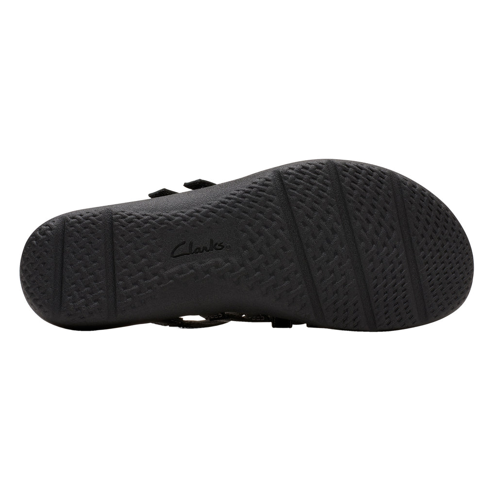 Women's Clarks Elizabelle Rio Sandal BLACK 26177113