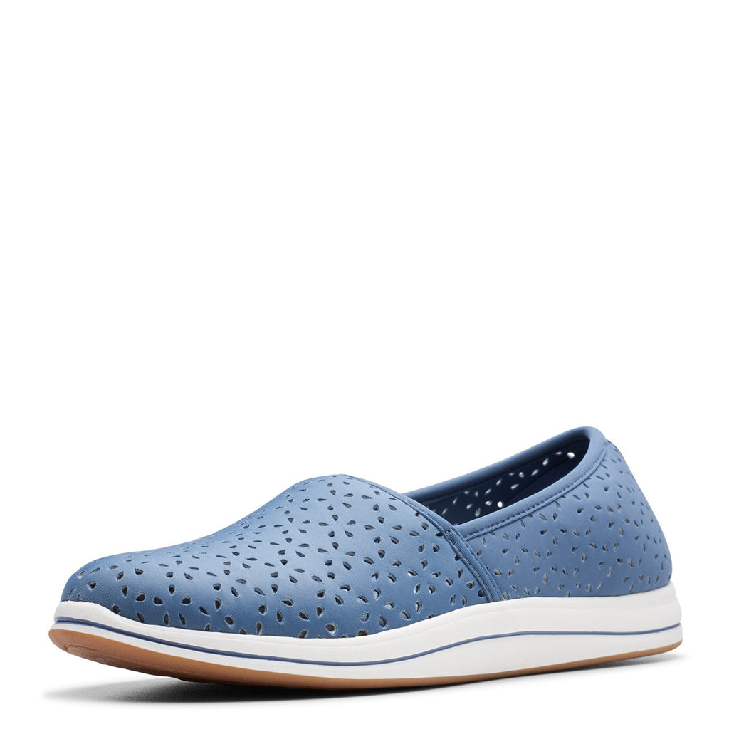 Women's Clarks Breeze Emily Slip-On BLUE 26177215