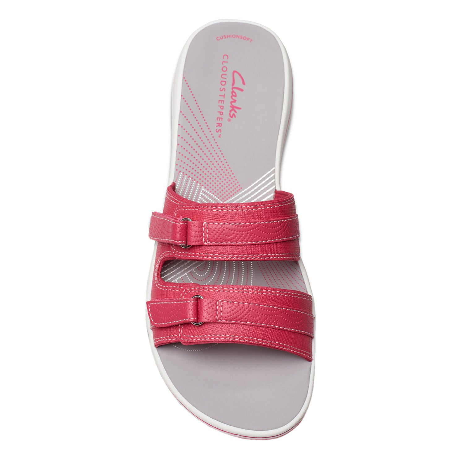 Peltz Shoes  Women's Clarks Breeze Piper Sandal Bright Pink Combi 26177217