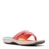 Peltz Shoes  Women's Clarks Breeze Sea Sandal Coral Ombre 26177236