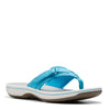 Peltz Shoes  Women's Clarks Breeze Sea Sandal Light Turquoise 26177238