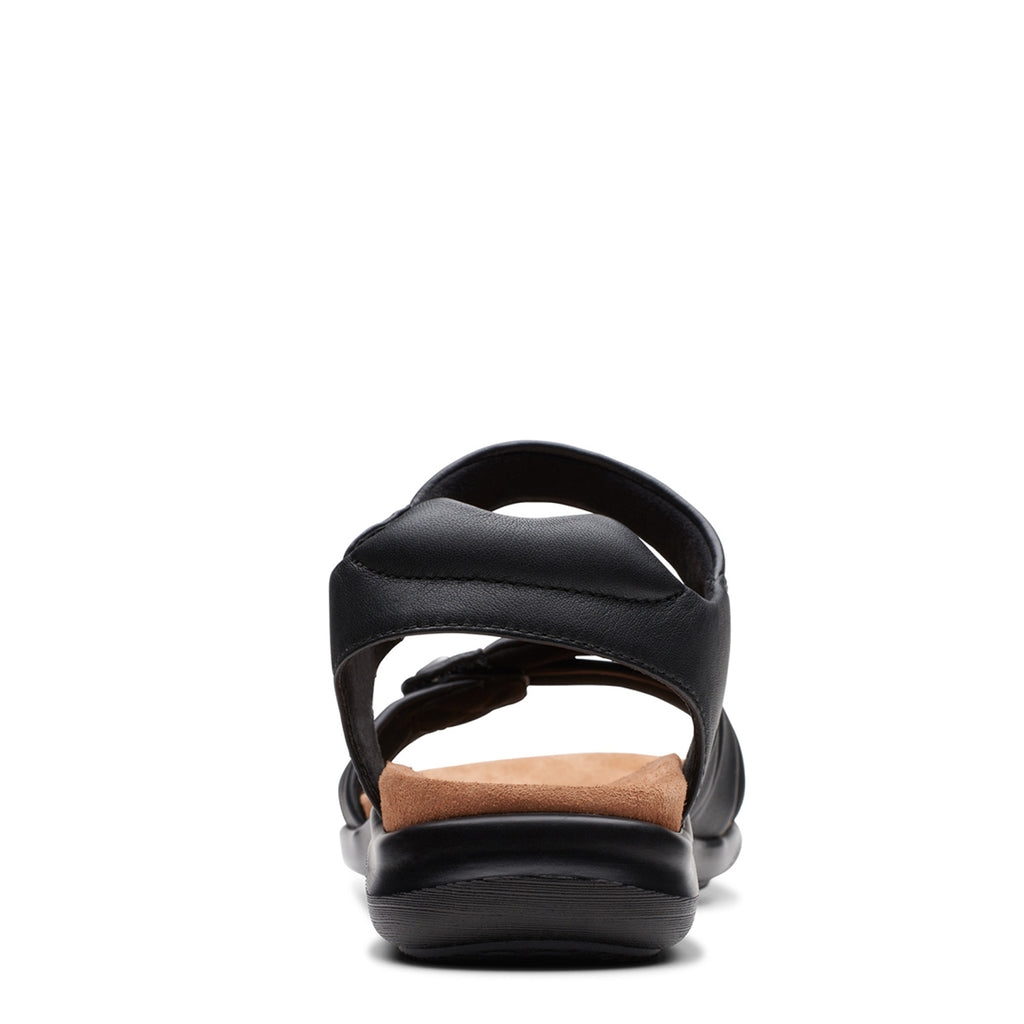 [POS] Women's Clarks Kilty Ave Sandal BLACK LEATHER 26177303-POS