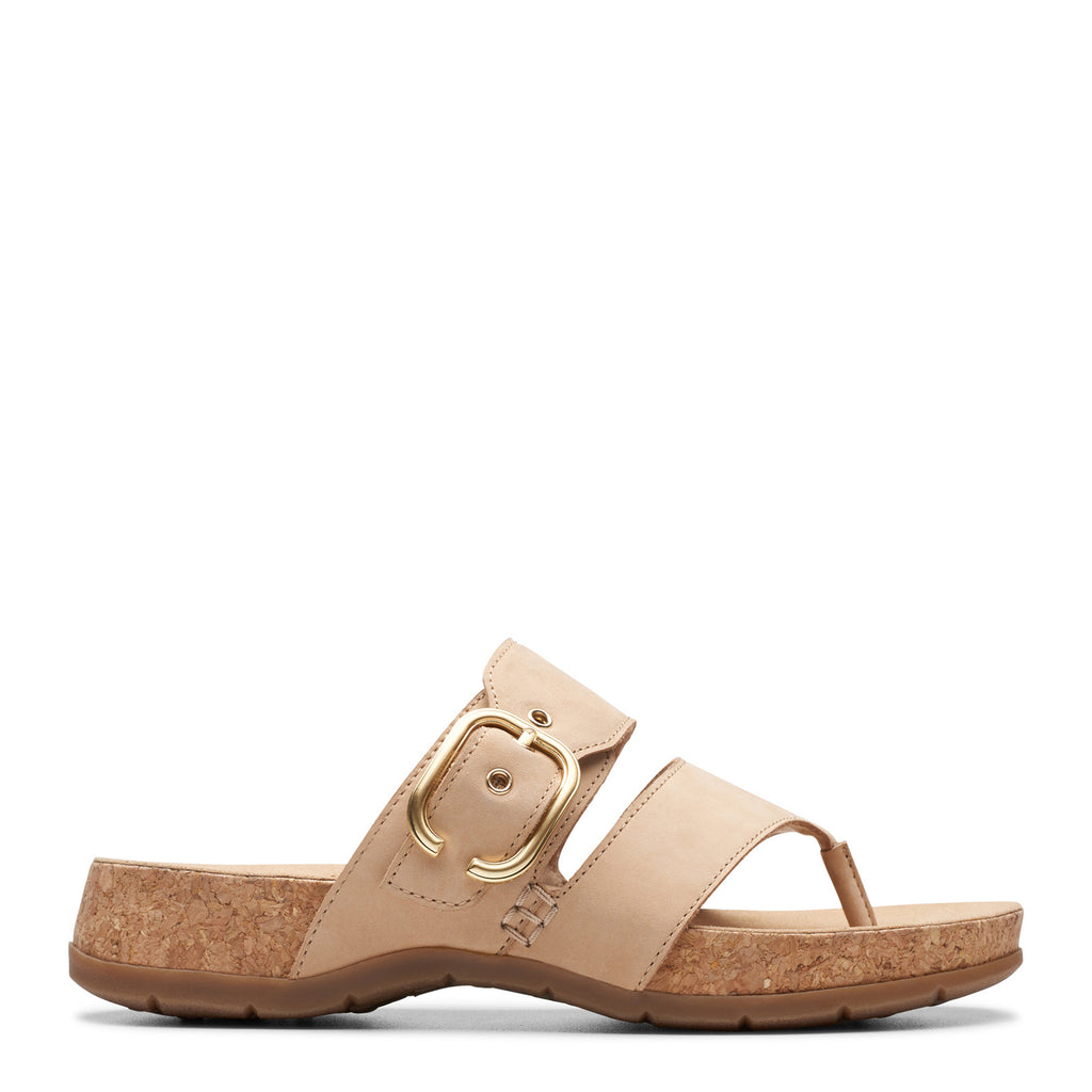 Women's Clarks Reileigh Park Sandal BEIGE 26177425