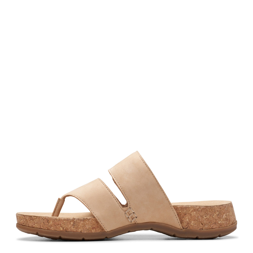 Women's Clarks Reileigh Park Sandal BEIGE 26177425