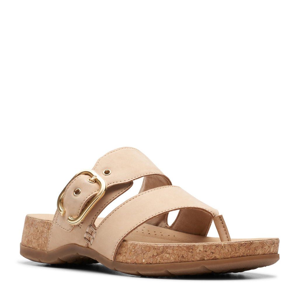 Women's Clarks Reileigh Park Sandal BEIGE 26177425