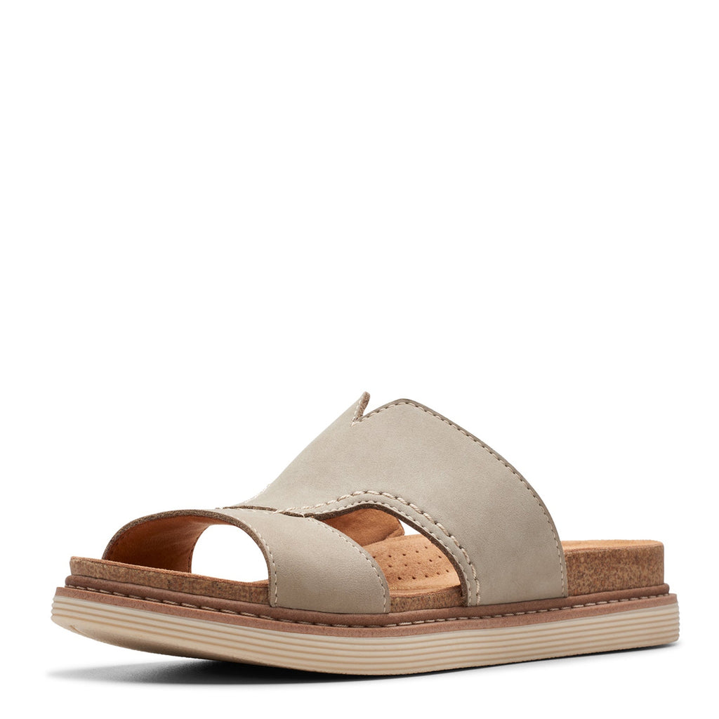 Women's Clarks Arwell Walk Sandal STONE NUBUCK 26177581