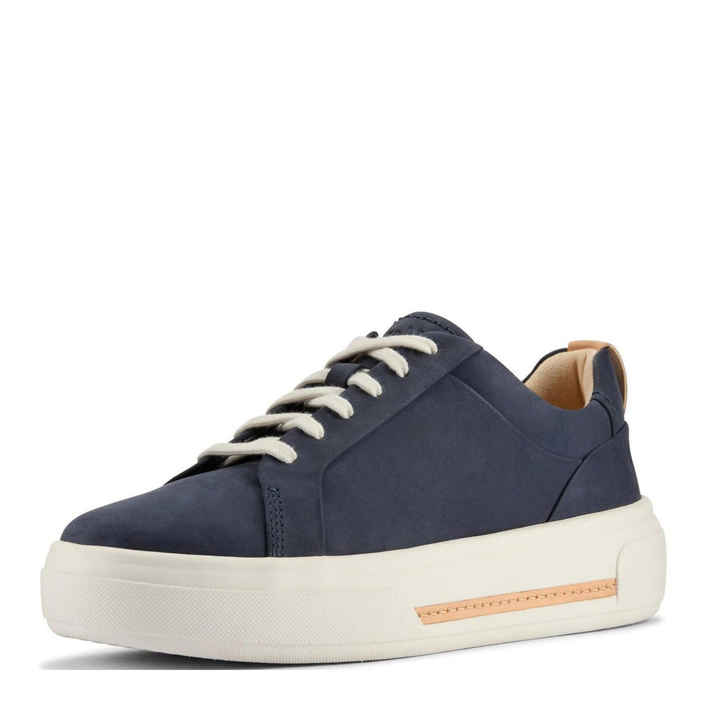 Women's Clarks Hollyhock Walk Sneaker NAVY NUBUCK 26178029