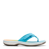 Peltz Shoes  Women's Clarks Breeze Sea Sandal Turquoise Ombre 26178113