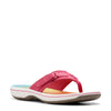 Peltz Shoes  Women's Clarks Breeze Sea Sandal Bright Pink Ombre 26178114
