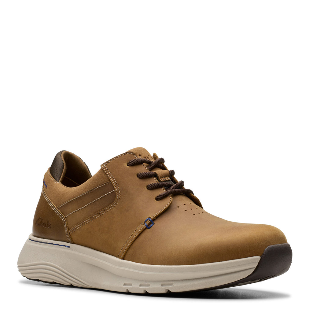 Men's Clarks Motion Trek PT Slip-On DARK TAN LEATHER 26179457