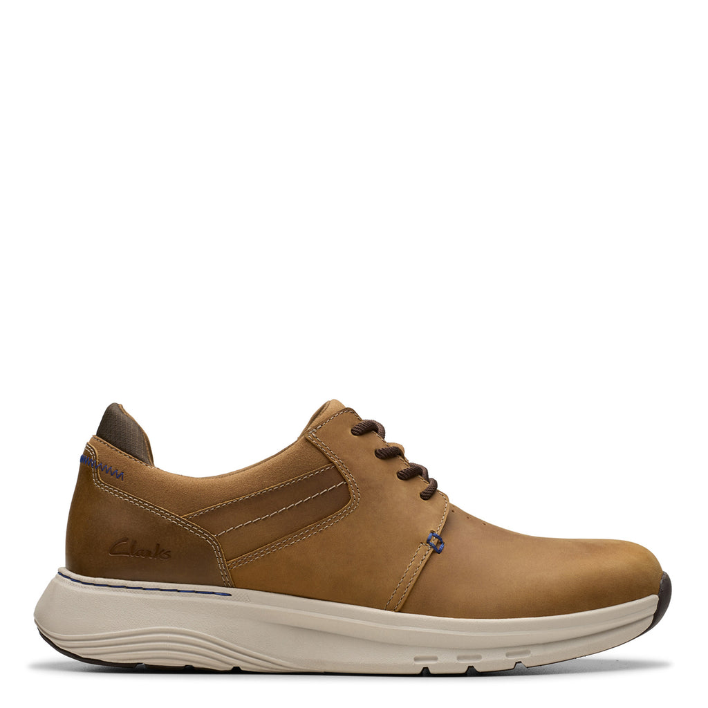 Men's Clarks Motion Trek PT Slip-On DARK TAN LEATHER 26179457
