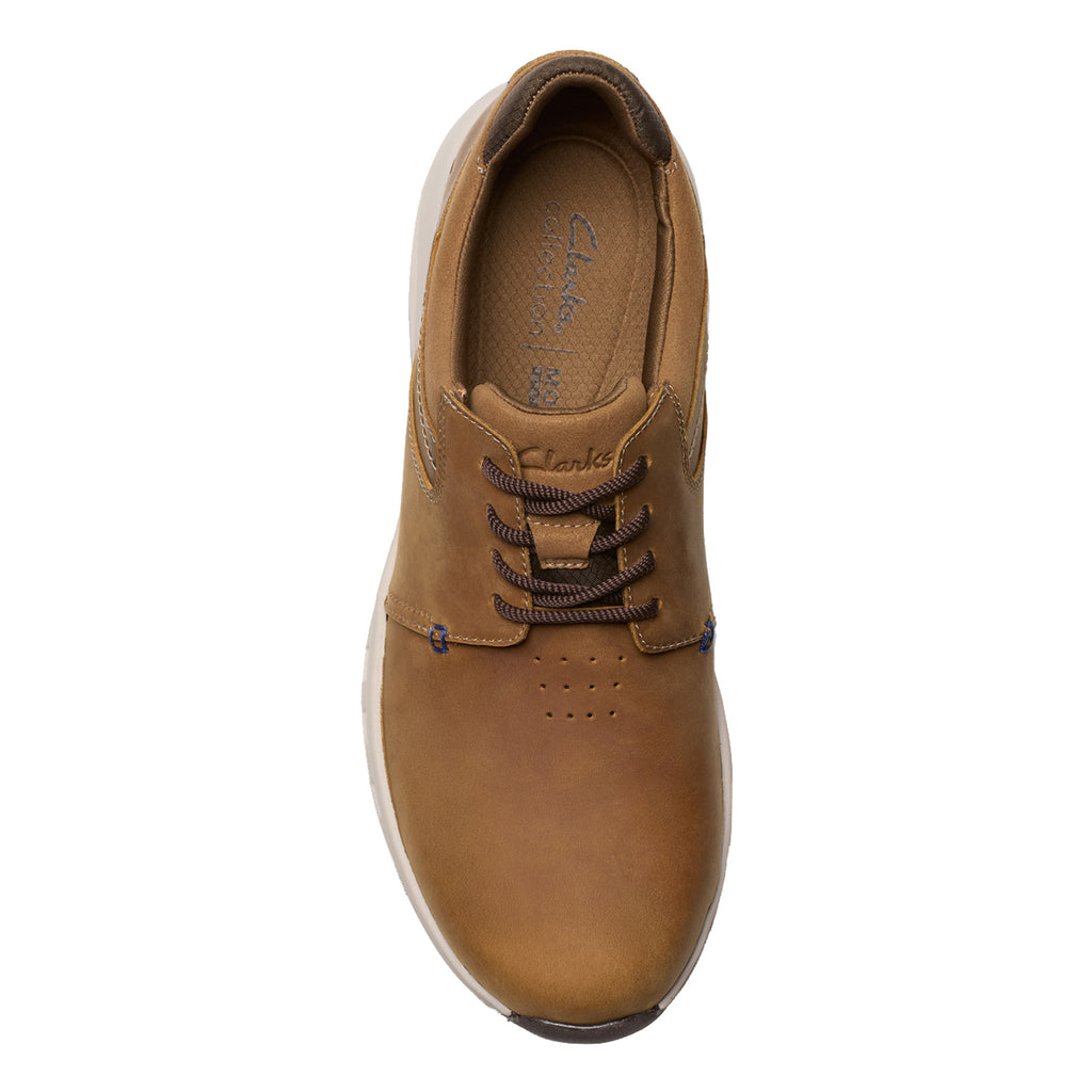 Men's Clarks Motion Trek PT Slip-On DARK TAN LEATHER 26179457