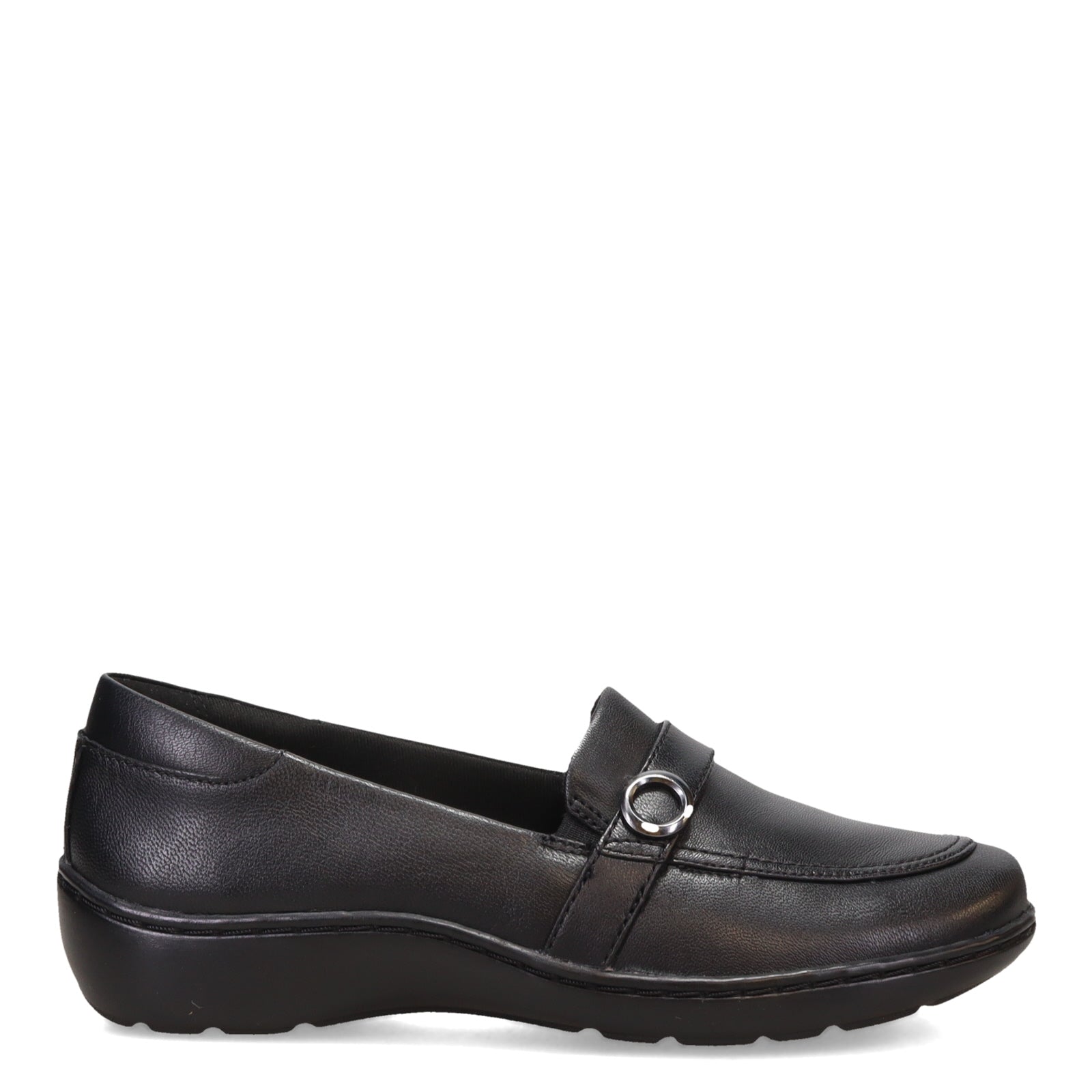 Clarks Women's Collection Cora Amanda Shoes - Black - Loafers