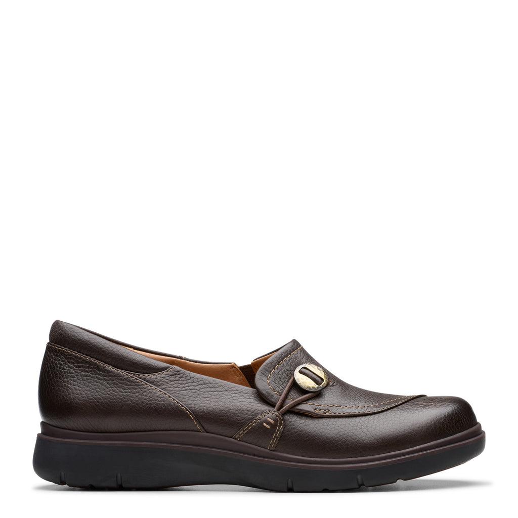 Women's Clarks Certina Ease Slip-On DARK BROWN 26179948