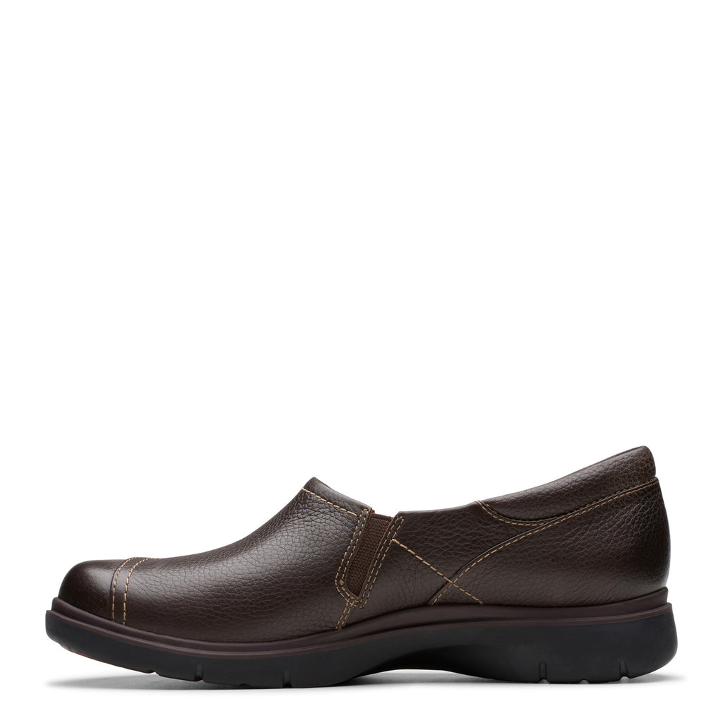 Women's Clarks Certina Ease Slip-On DARK BROWN 26179948