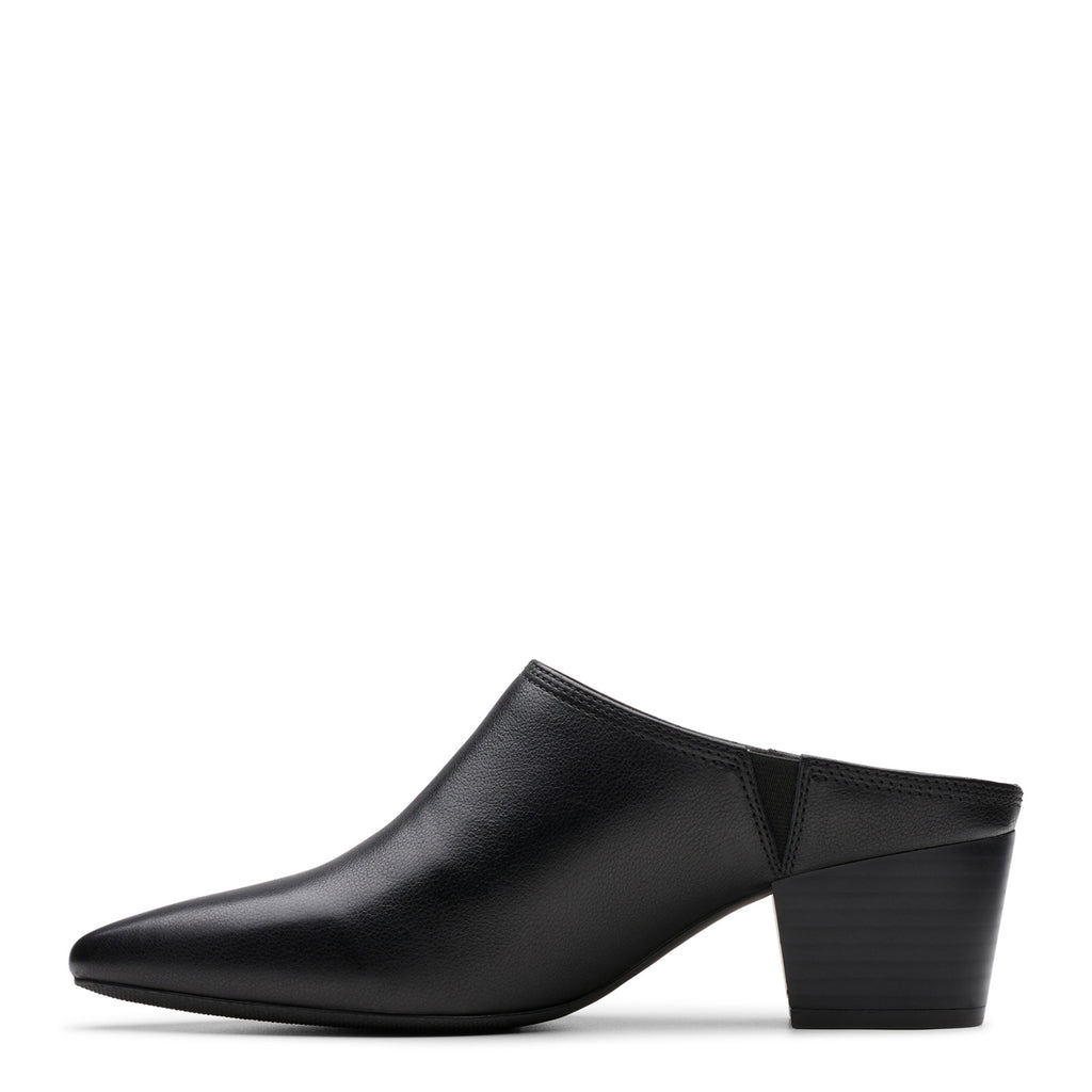 Women's Clarks Ellanie Pace Mule BLACK 26180059