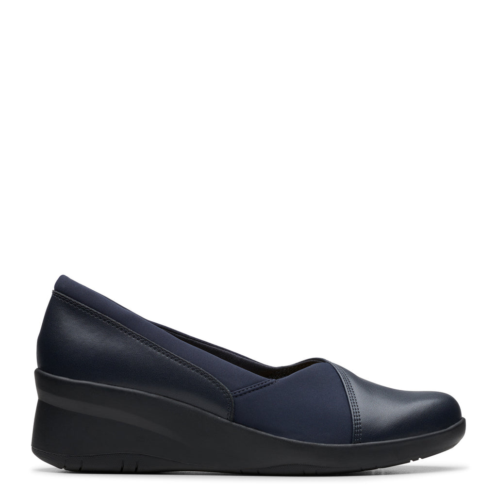 Women's Clarks, Suttyn Walk Wedge Slip-On