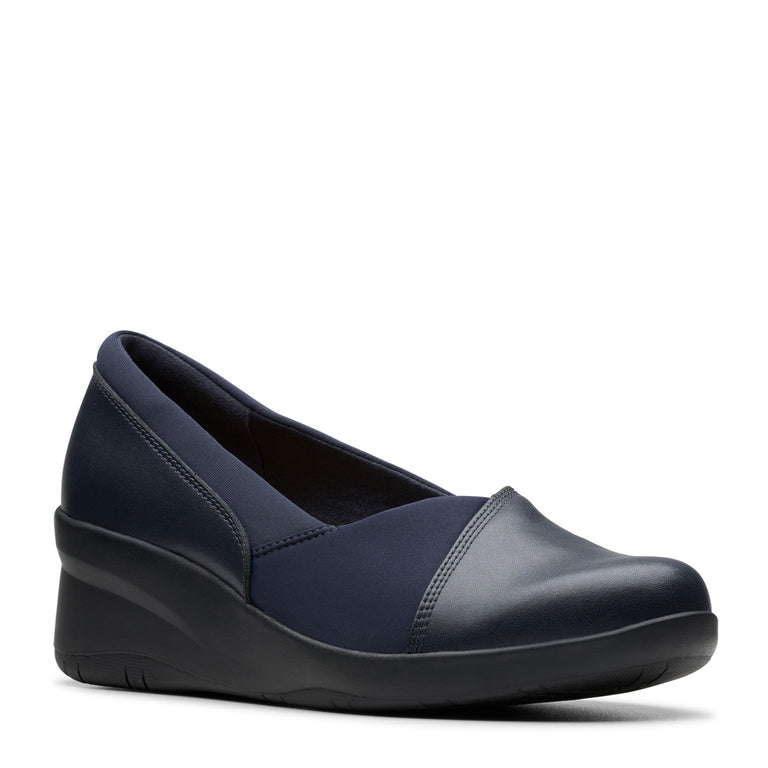 Women's Clarks, Suttyn Walk Wedge Slip-On